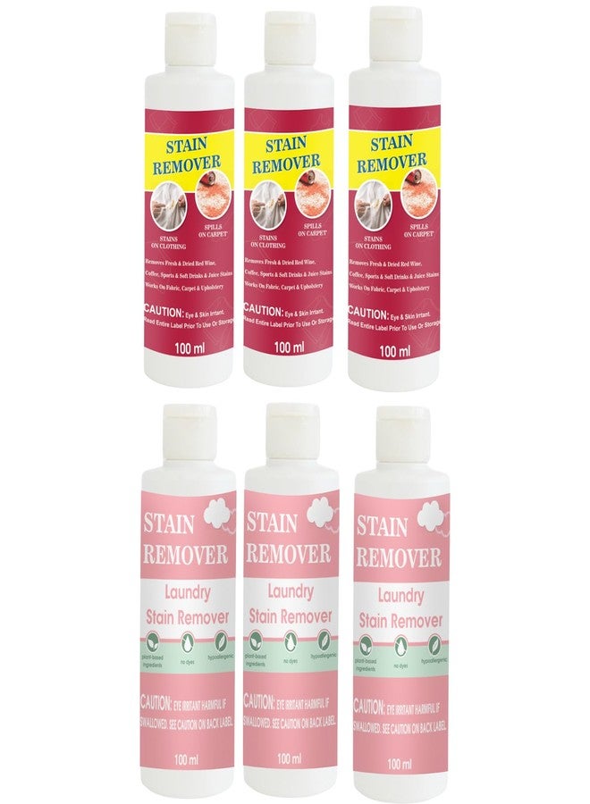 TOOVUS Stain Remover Combo Pack of Red (Pack of 3), Pink (Pack of 2) and Pink Stain Remover | Multi-Surface Cleaning Solution for Clothes, Fabrics, Upholstery (100 g Each) - Image 1